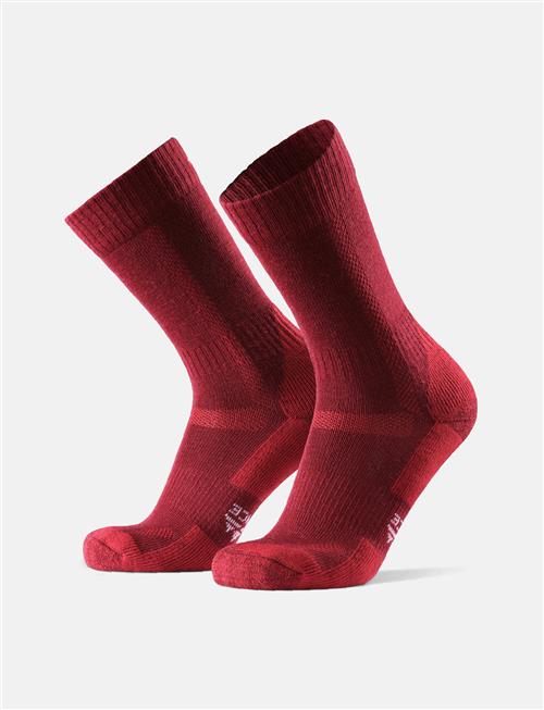 Se Danish Endurance Hiking Classic Socks 1-Pack Danish Endurance Burgundy ved Booztlet