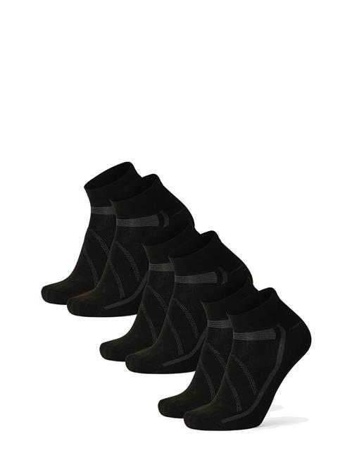 Low Cut Cycling Socks 3 Pack Danish Endurance Black