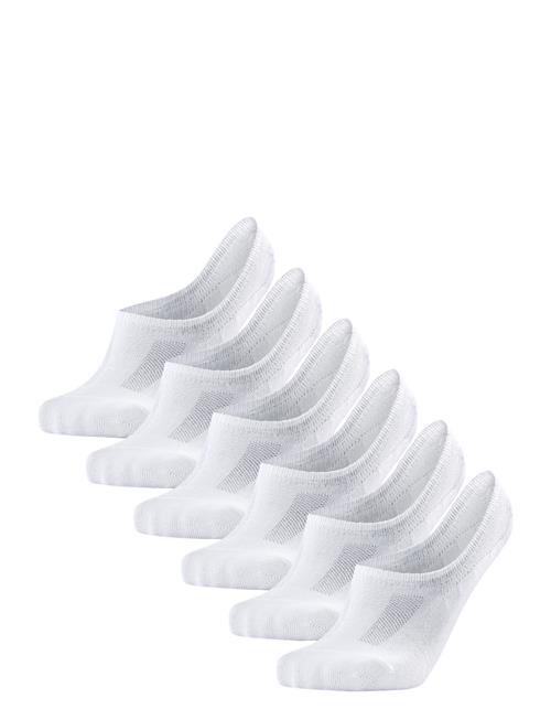 Danish Endurance No-Show Cotton Socks 6-Pack Danish Endurance White