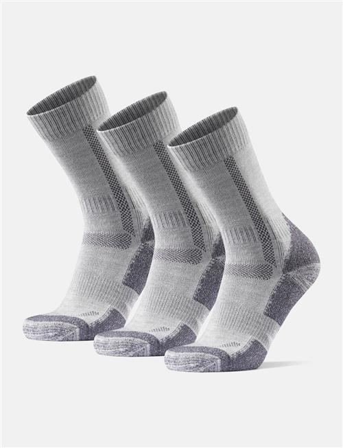 Danish Endurance Classic Merino Wool Hiking Socks 3 Pack Danish Endurance Grey