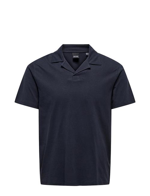 ONLY & SONS Onsabraham Reg Ss Resort Polo Cs ONLY & SONS Navy