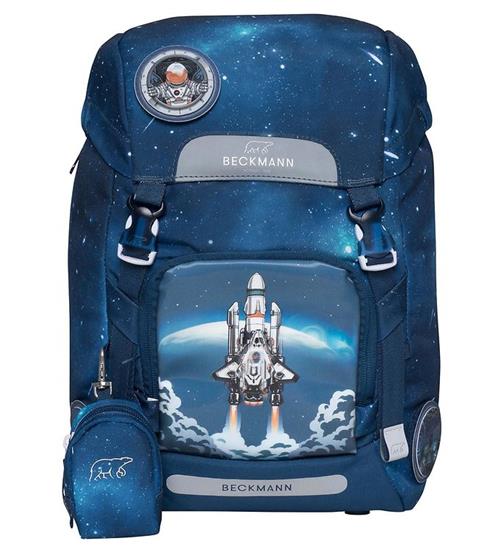 Se Beckmann Beckmann Skoletaske - Classic - Space Mission ved KidsWorld