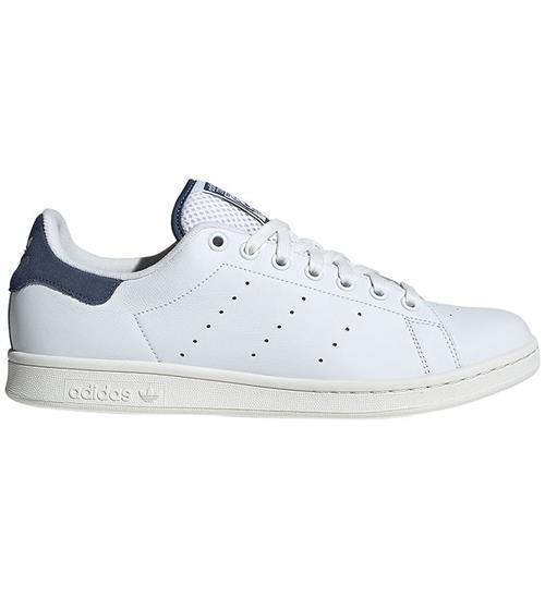 Se adidas Originals Sko - Stan Smith - Hvid/BlÃ¥ ved KidsWorld