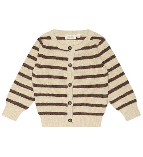 Petit Piao Petit Piao Cardigan - Strik - Off White/Brown Melange