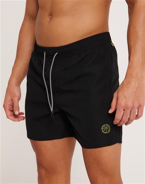 Jack & Jones Jpstfiji Jjswim Solid Ly Sn Badeshorts Sort