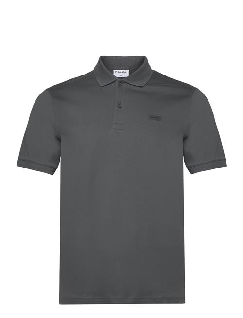 Calvin Klein Smooth Cotton Slim Polo Calvin Klein Grey