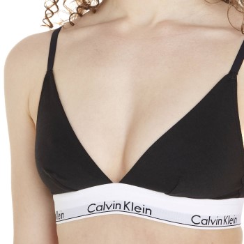 Calvin Klein Bh Modern Cotton Triangle Unlined Sort Medium Dame