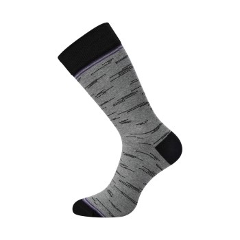 JBS Strømper Patterned Cotton Socks Sort mønstret Str 40/47 Herre