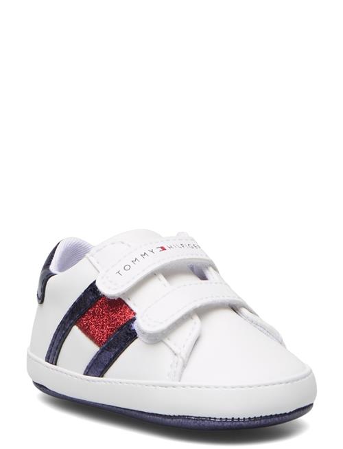 Tommy Hilfiger Flag Low Cut Velcro Shoe Tommy Hilfiger White