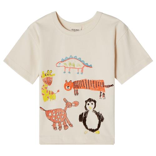 Kuling GOTS Santorini T-shirt Young Artists | Hvid | 74/80 cm