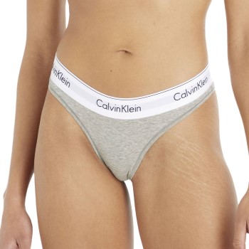 Se Calvin Klein Trusser Modern Cotton Brazilian Briefs Grå Small Dame ved Timarco