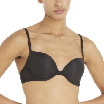 Calvin Klein Bh Sheer Marquisette Push Up Bra Sort A 70 Dame