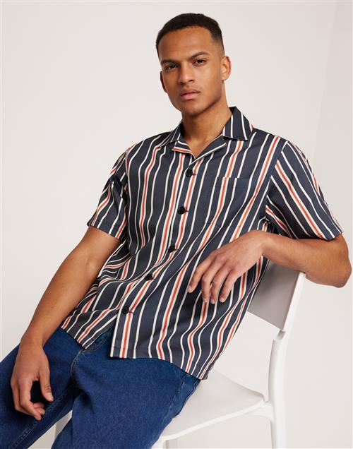 Ciszere Angelo striped shirt Kortærmede skjorter Ternet/Stribet