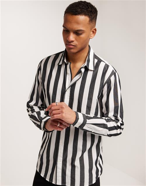 Selected Homme Slhregredster Shirt Stripe Ls Stribede skjorter Ternet/Stribet