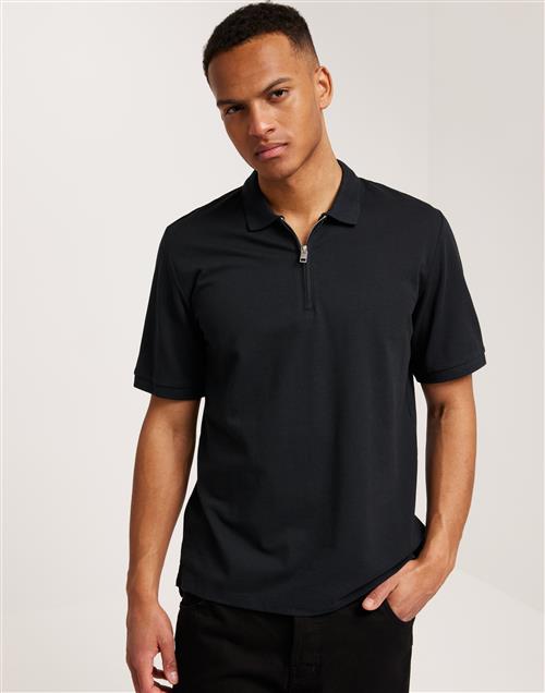 Jack & Jones Jjemac Zip Ss Polo Sn Kortærmede poloer Blå