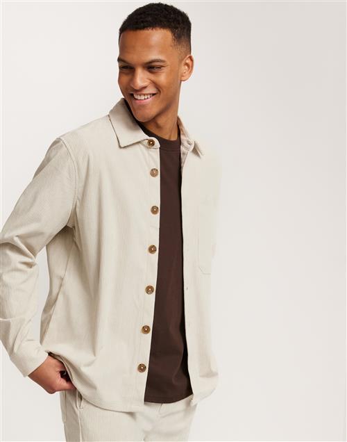 Only & Sons Onstile Corduroy 0111 Shirt Fløjlsskjorter Beige