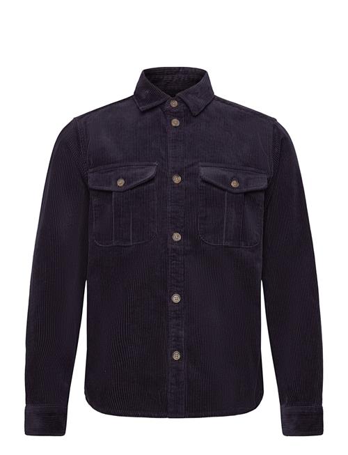 Les Deux Kody Heavy Corduroy Overshirt Les Deux Navy