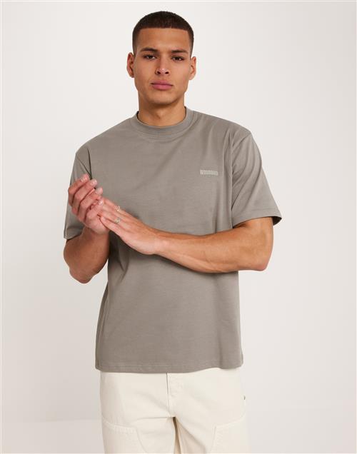 Woodbird WBBaine Base Tee Kortærmede t-shirts Light Grey