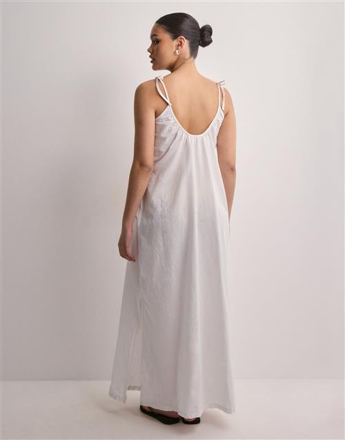 JJXX - Hvid - Jxkarla Linen Blend Long Dress Wvn