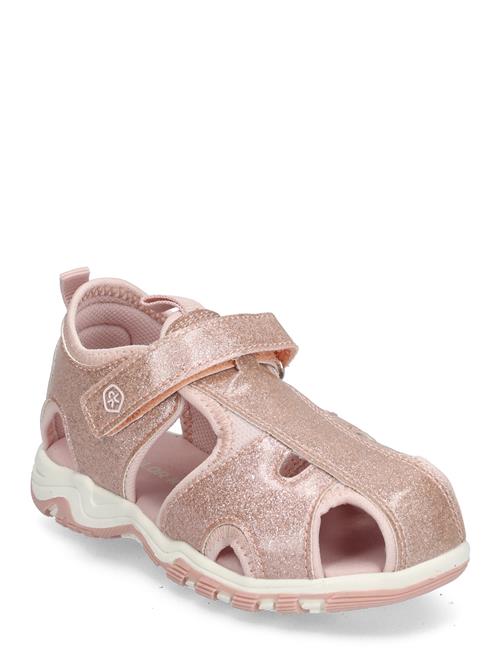 Baby Sandals W. Velcro Strap Color Kids Pink