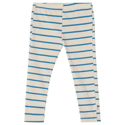 Se Kuling GOTS Serrai Stribede Leggings Blå | Blå | 86/92 cm ved Babyshop