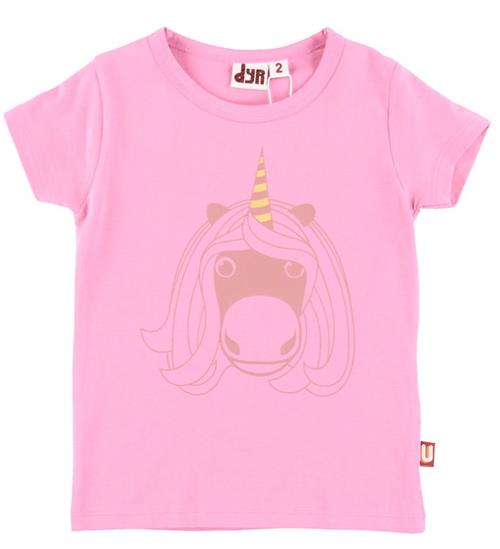 Se DYR-Cph T-shirt - Dyrgrowl - Lovely Rose Unicorn ved KidsWorld