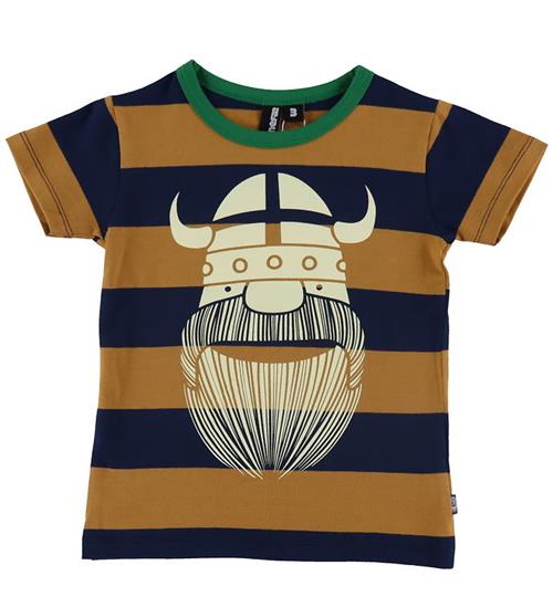 Se DanefÃ¦ DanefÃ¦ T-Shirt - Danerainbow Ringer - Grey Marine/Golden Honey E ved KidsWorld