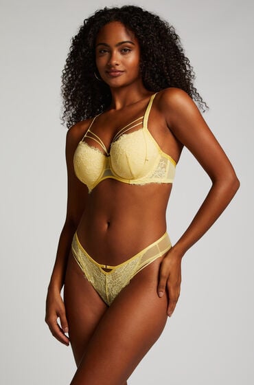 Hunkemöller Brasiliansk trusse Lidia gul