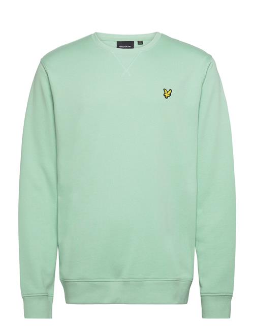 Se Lyle & Scott Crew Neck Sweatshirt Lyle & Scott Green ved Booztlet