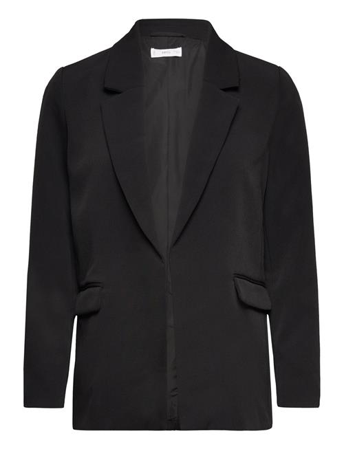 Mango Fitted Suit Jacket Mango Black