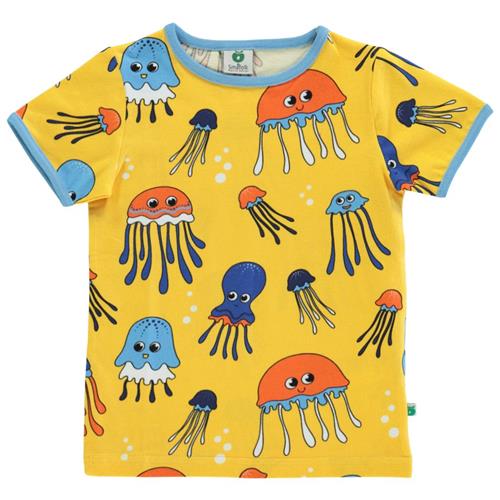 Se Småfolk T-shirt Med Vandmænd Gul | Gul | 1-2 years ved Babyshop