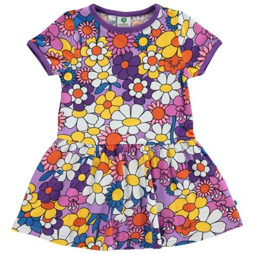 Se Småfolk Blomstret Kjole Viola | Lilla | 1-2 years ved Babyshop