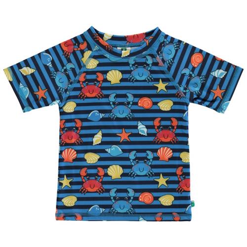 Se Småfolk Mønstret UV-trøje Med Krabber Brilliant Blue | Blå | 3-4 years ved Babyshop