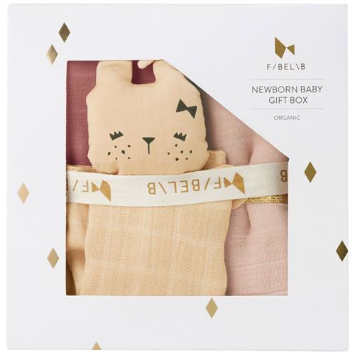 Se Fabelab Gavesæt Til Nyfødte Dusty Rose Mix | Lyserød | 0-3 ved Babyshop