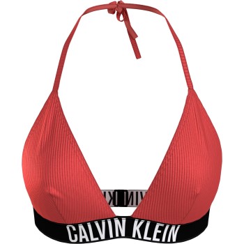 Calvin Klein Intense Power Rib Triangle Bikini Bra Koral polyamid Medium Dame