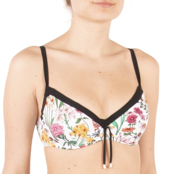 Se Chantelle Flowers Underwire Bikini Bra Hvid m Blomste F 85 Dame ved Timarco