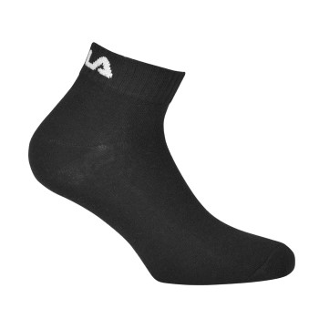 FILA Strømper 3P Quarter Plain Socks Sort Str 39/42