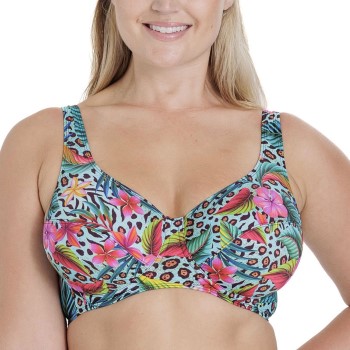 Miss Mary of Sweden Miss Mary Amazonas Bikini Top Blå m. blomste B 80 Dame