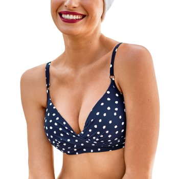 Rosa Faia Blue Dots Maja Bikini Bra Marineblå C 38 Dame