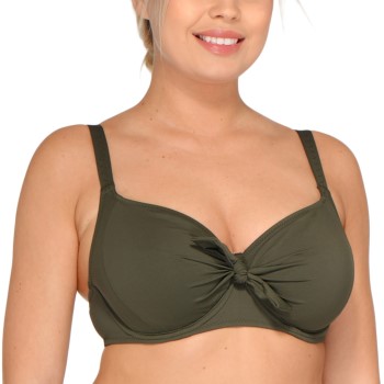 Saltabad Dolly Bikini Bra Militærgrøn  polyamid D 80 Dame