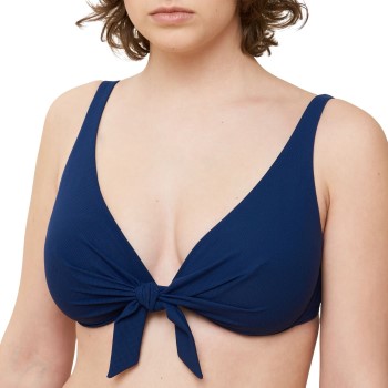 Triumph Summer Glow W Sensual Deep Bikini Top Marineblå D 46 Dame