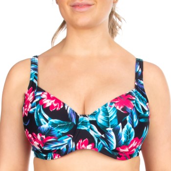 Trofé Trofe Tropical Nice Underwired Bikini Bra Sort blomstret C 38 Dame