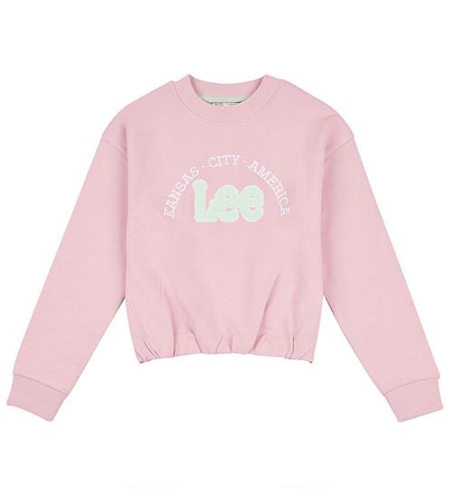 Se Lee Lee Sweatshirt - Kansas Graphic - Pink Nectar ved KidsWorld