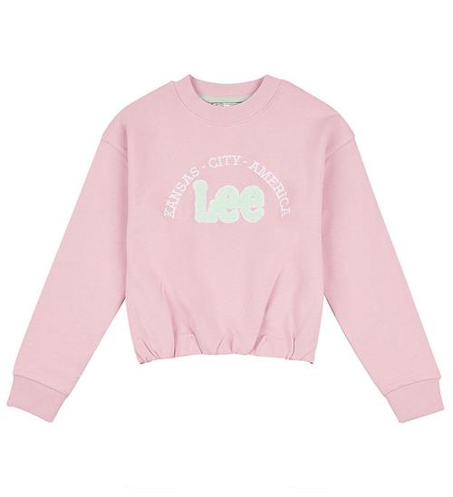 Se Lee Sweatshirt - Kansas Graphic - Pink Nectar ved KidsWorld