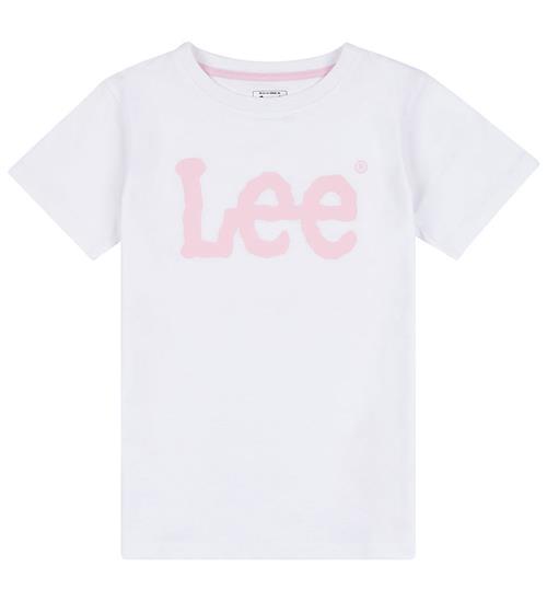 Lee T-Shirt - Wobbly Graphic - Bright White