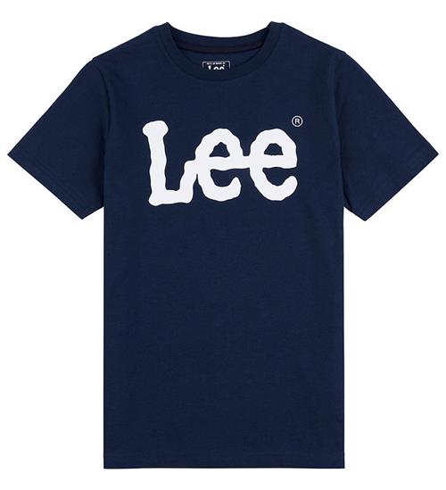 Se Lee Lee T-Shirt - Wobbly Graphic - Navy Blazer ved KidsWorld