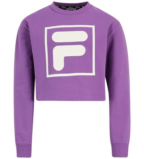 Fila Fila Sweatshirt - Laubach Cropped Crew - Dewberry