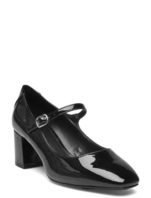 Mango Patent Leather-Effect Heeled Shoes Mango Black