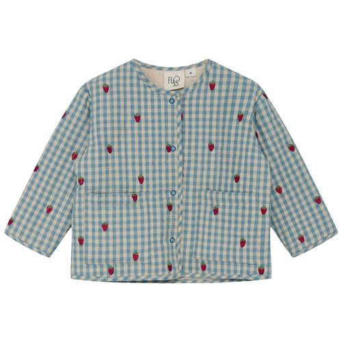 Flöss Polly Jakke Berry/Blue Gingham | Blå | 74 cm