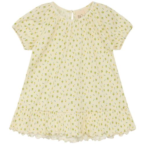 Se Flöss Clara Kjole Wild Flower | Grønn | 86 cm ved Babyshop